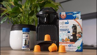 How to clean and maintain your Nespresso Original Machine with the Caffenu Descaling amp Cleaning Kit [upl. by Sosthena563]