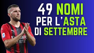 49 NOMI per lASTA di SETTEMBRE  Guida allAsta del Fantacalcio 202425 [upl. by Acirderf563]