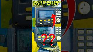 Total station par point digits change kaise karte hai [upl. by Scevo]