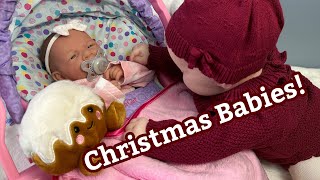 Let’s Dress Some Christmas Babies Ashton Drake Doll Berenguer Reborn Baby [upl. by Ebsen491]