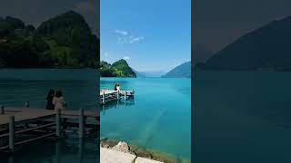 Beautiful Brienzersee Lake In Iseltwald Switzerland [upl. by Hctub]