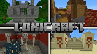 LokiCraft  TOP 5 SEEDS Топ 5 лучших сидов для локикрафт [upl. by Lemire907]