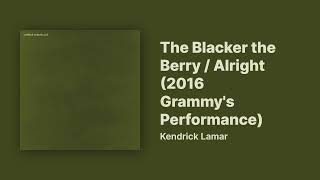 Kendrick Lamar  The Blacker the Berry  Alright 2016 Grammys Performance untitled unmastered [upl. by Leizo]