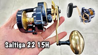 NEW Daiwa Saltiga 22 15H reel has landed  The ULTIMATE Slow Pitch Jigging Reel [upl. by Etnoled]