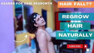 Top Yoga Asanas For Hair Growth  Best Exercises For All Your Hair Problem [upl. by Haimrej]