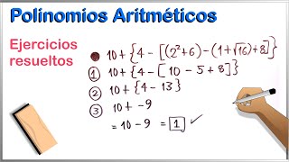 Cómo resolver los Polinomios Aritméticos paso a paso [upl. by Micco]