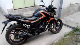 HONDA CB HORNET 160R Engine sound  Exhaust sound [upl. by Florian]