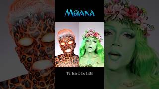 Teka e Tefiti de Moana Makeup maquiagem disney [upl. by Myna]