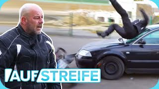 Riesiger SCHOCK Polizist wird umgefahren  Auf Streife  SAT1 [upl. by Nevai]