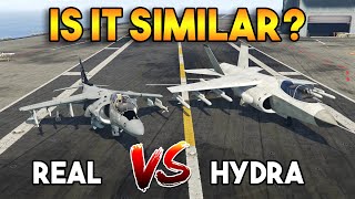 GTA 5 HYDRA VS REAL HYDRA  WHICH IS BEST [upl. by Iba]