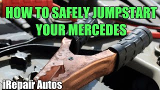 How To Jump StartCharge Mercedes Vehicles [upl. by Platto175]