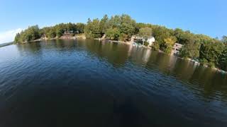 mascoma lake efoil 4k 360 video 2 [upl. by Garrity]