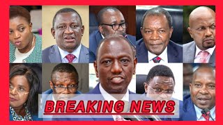 12 CABINET Secretaries MASS CS FIRING as Furious RUTO Statehouse Crisis MEETING Ends in DISARRAY [upl. by Ahselak]