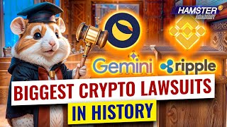 From Gemini to Ripple Top crypto lawsuits you need to know ⚡️ Hamster Academy [upl. by Maxwell911]