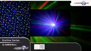 Laserworld EL160 RGB Micro Red  Green  Blue Cluster Laser [upl. by Alaaj]