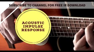 NUX MG 300  Acoustic Impulse Response  Gibson Humming Bird [upl. by Lezirg]