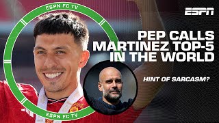 Lisandro Martinez a TOP5 CENTREBACK⁉ Steve Nicol argues Pep Guardiolas claim 👀  ESPN FC [upl. by Leela959]