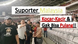 Laga Timnas Indonesia Vs Malaysia Ricuh Suporter Malaysia KocarKacir amp Gak Bisa Pulang [upl. by Khalil]