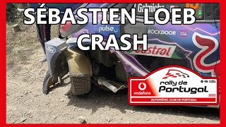 Sébastien Loeb CRASH  Rally de Portugal 2022 [upl. by Kynthia]