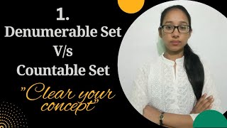 Denumerable Set  Countable Set  Countability of Set [upl. by Ahsitneuq]