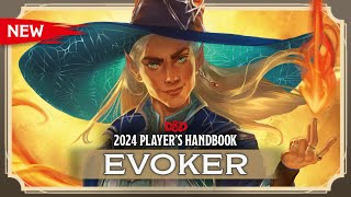 New Wizard Evoker  2024 Players Handbook  DampD [upl. by Yeldarb]