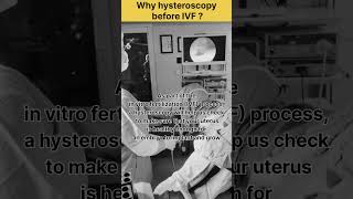 Why Hysteroscopy is done before IVF IVF treatment for pregnancy by Dr Rakshita Malik ivfjourney [upl. by Gerry]