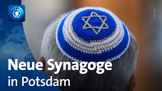 Neue Synagoge in Potsdam wird eröffnet [upl. by Oalsecnew]