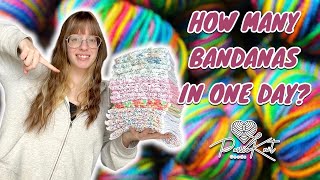 How many Bandanas can I crochet in ONE Day [upl. by Sonja]