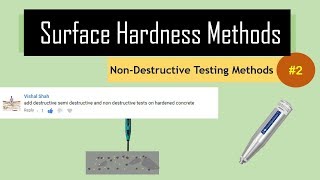 Surface Hardness Methods  Rebound Hammer Test  NonDestructive Testing Methods 2 [upl. by Ameg]