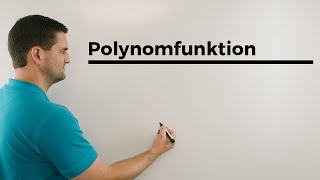 Polynomfunktion Polynome Begriffsklärung ganzrationale Funktionen  Mathe by Daniel Jung [upl. by Nicko364]