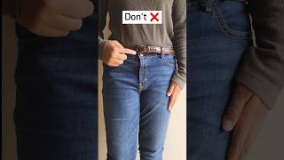 Best way to manage Waistbelt shorts viralhacks styling styletips stylish viralvideo hacks [upl. by Ynogoham864]