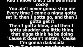 Lets Practice Busta Rhymes verse of quotLook at me Nowquot Slowed down w scrolling Lyrics [upl. by Ynolem258]