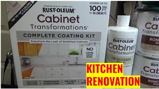 Kitchen Cabinet TransformationRustoleumRenovations [upl. by Ibocaj302]