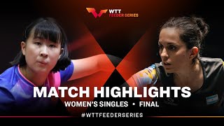 Xu Jiayi vs Ana Codina  WS Final  WTT Feeder Caracas 2024 [upl. by Cully]