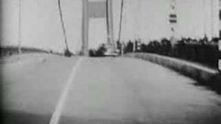 Collapse of the Tacoma Narrows Bridge  old documentary [upl. by Ahtrim]