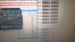 Arduino Firmata Test App [upl. by Neelloj800]