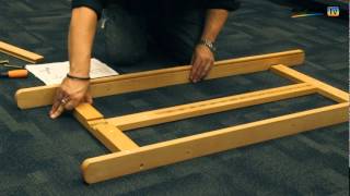 Art Lesson How To assemble A Tilting Studio Easel by Mont Marte [upl. by Meihar539]