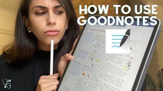 Goodnotes 5 App tutorial  How to use Goodnotes in university and medical school [upl. by Carlyn612]