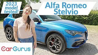 2023 Alfa Romeo Stelvio Review Tonale updates for Alfas big SUV [upl. by Camey]