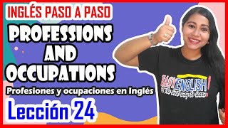 Lección 24 Profesiones y Ocupaciones en Inglés 💥🚀 Questions to ask about Work 👩🏻‍🏫 [upl. by Xanthus192]