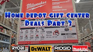 Home Depot Gift Center Deals Part 3 [upl. by Melonie440]