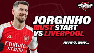 JORGINHO MUST START VS LIVERPOOL [upl. by Florette]