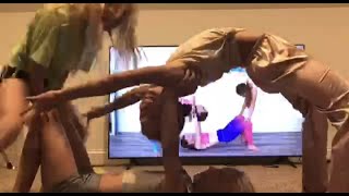 3 Person Yoga Pose CHALLENGE [upl. by Gunter]