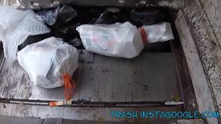 Satisfying Garbage Truck Sounds  ASMR Crushing Smelly Trash Bags [upl. by Eriuqs934]