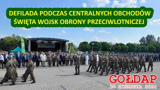 Defilada podczas centralnych obchodów Święta Wojsk Obrony Przeciwlotniczej  Gołdap 2024 [upl. by Trebuh128]