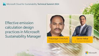 Emission calculation design in Microsoft Sustainability Manager  Technical Summit November 2024 [upl. by Aliet]