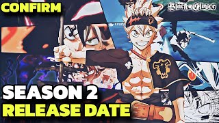 Black Clover Hindi Dub Season 2 Release Date  Black Clover Season 2 In Hindi Dubbed [upl. by Spatz]