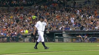 NYMDET Verlander fans nine holds Mets to two [upl. by Eigroeg360]