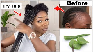 The quickest way to grow long natural hair fast  Secret trick for long natural hair Every 2 weeks [upl. by Nnyw]