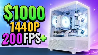 Literally the Best 1000 Gaming PC Build [upl. by Elleynod]